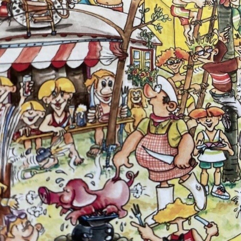 Bits and Pieces - Crazy BBQ - 3000pc